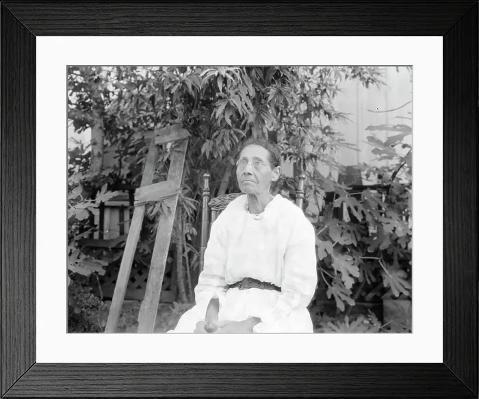Framed Print : Annie Moore Schwein - Born a slave in south Texas, Corpus Christi, 1936. Creator: Dorothea Lange Framed Print : Annie Moore Schwein - Born a slave in south Texas, Corpus Christi, 1936. Creator: Dorothea Lange