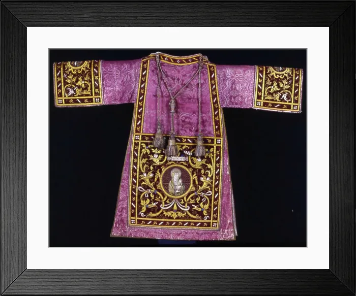 Framed Print : Dalmatic, Spain, 17th century. Creator: Unknown Framed Print : Dalmatic, Spain, 17th century. Creator: Unknown