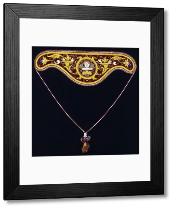 Framed Print : Amice, Spain, 17th century. Creator: Unknown Framed Print : Amice, Spain, 17th century. Creator: Unknown