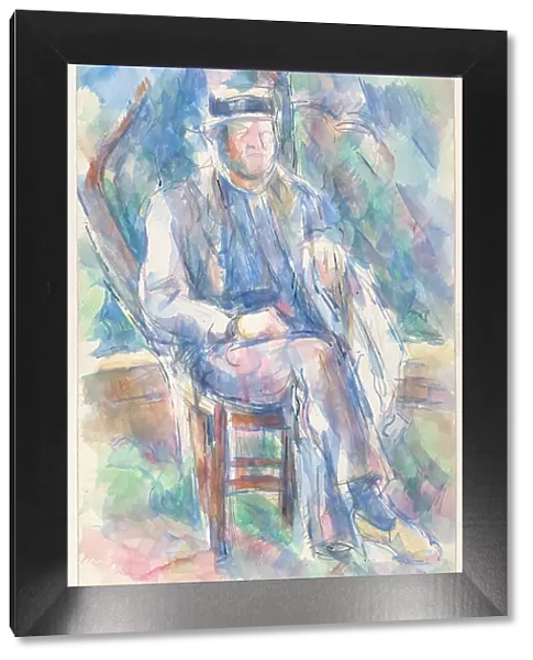 Man Wearing a Straw Hat, 1905 / 06. Creator: Paul Cezanne