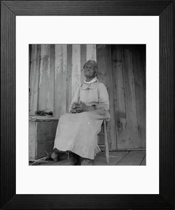 Framed Print : Cotton sharecropper, Mississippi, 1937. Creator: Dorothea Lange Framed Print : Cotton sharecropper, Mississippi, 1937. Creator: Dorothea Lange