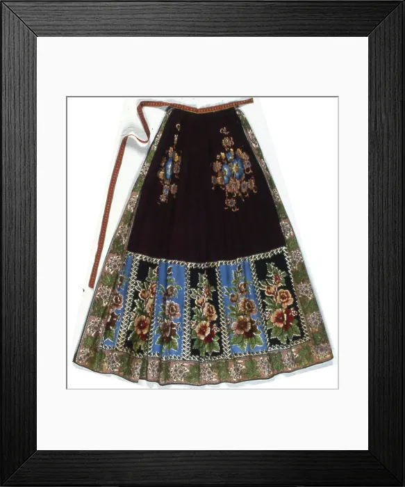 Framed Print : Apron, Switzerland, 1800 / 25. Creator: Unknown Framed Print : Apron, Switzerland, 1800 / 25. Creator: Unknown
