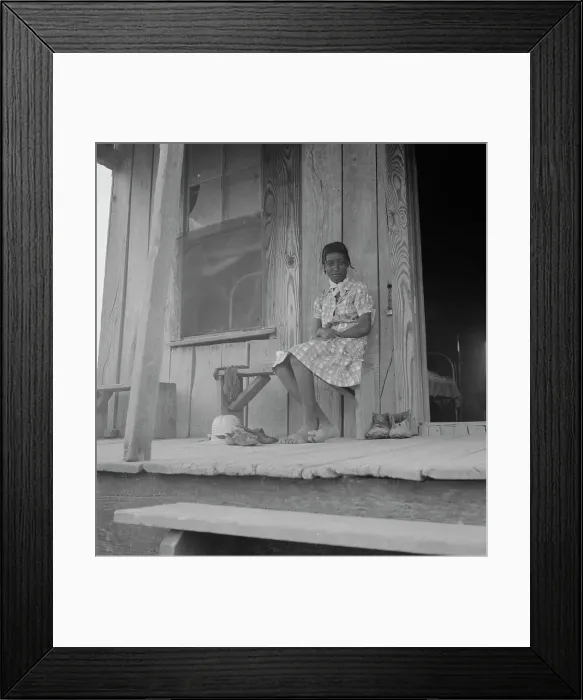 Framed Print : Sharecropper child near Clarksdale, Mississippi, 1937. Creator: Dorothea Lange Framed Print : Sharecropper child near Clarksdale, Mississippi, 1937. Creator: Dorothea Lange