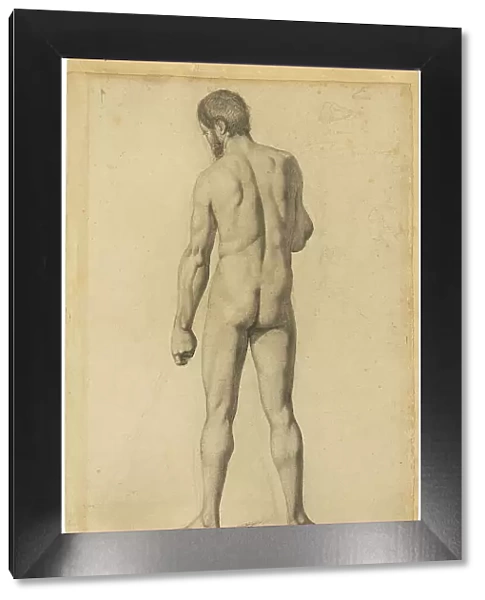 Academic Nude, Seen from the Back, 1862. Creator: Paul Cezanne