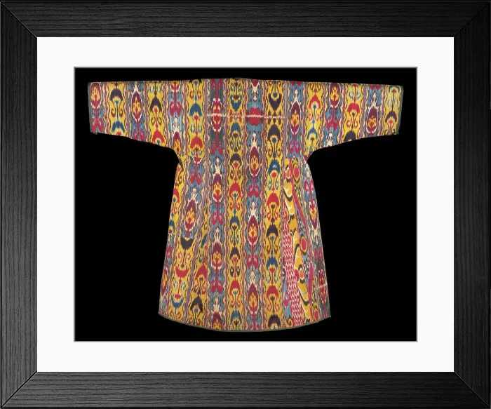 Framed Print : Woman's Robe, Uzbekistan, 1840 / 60. Creator: Unknown Framed Print : Woman's Robe, Uzbekistan, 1840 / 60. Creator: Unknown