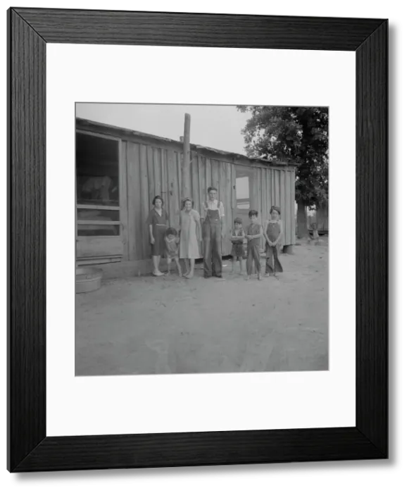 Framed Print : Part of a family of ten children who live and farm in the area, Arkansas, 1937. Creator: Dorothea Lange Framed Print : Part of a family of ten children who live and farm in the area, Arkansas, 1937. Creator: Dorothea Lange