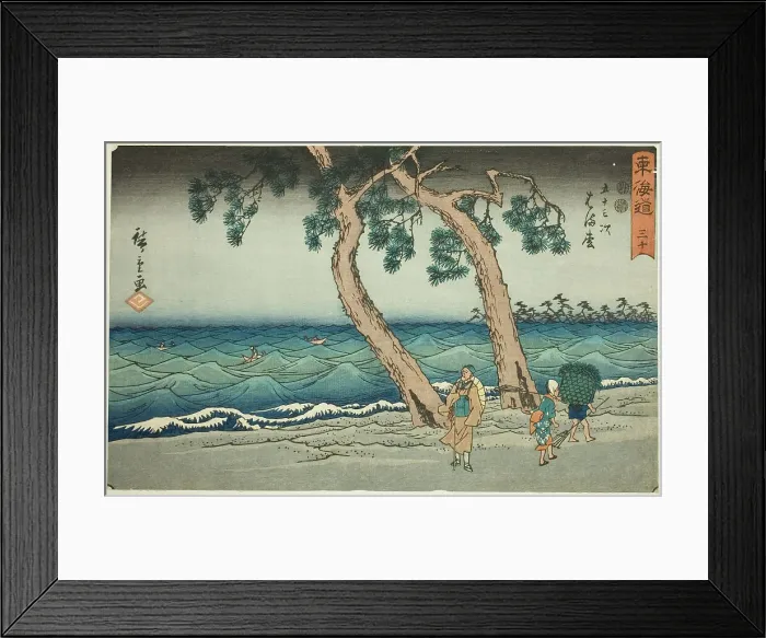 Framed Print : Hamamatsu—No. 30, from the series Fifty-three Stations of the Tokaido (Tokaido gojusan... c1847 / 52 Creator: Ando Hiroshige. Hamamatsu—No) Framed Print : Hamamatsu—No. 30, from the series Fifty-three Stations of the Tokaido (Tokaido gojusan... c1847 / 52 Creator: Ando Hiroshige. Hamamatsu—No)