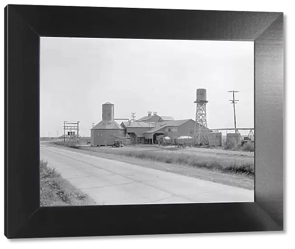 Cotton gin, Robstown, Texas, 1936. Creator: Dorothea Lange