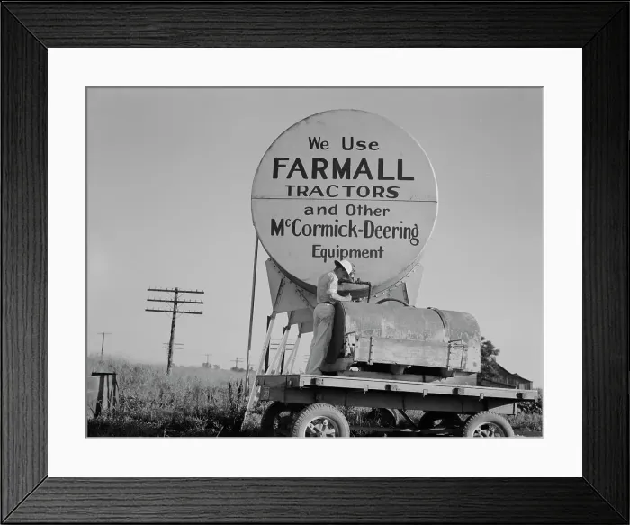 Framed Print : Fuel station on the Aldridge Plantation, Mississippi, 1937. Creator: Dorothea Lange Framed Print : Fuel station on the Aldridge Plantation, Mississippi, 1937. Creator: Dorothea Lange