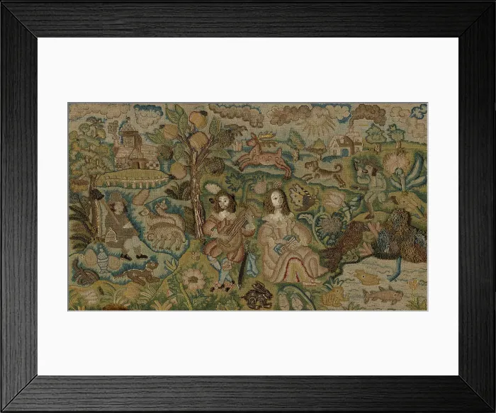 Framed Print : Picture, England, 17th century. Creator: Unknown Framed Print : Picture, England, 17th century. Creator: Unknown