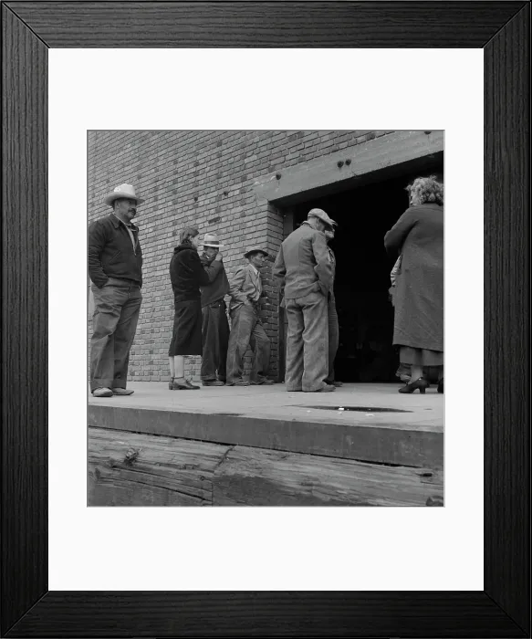 Framed Print : Destitute farm labor families, Kern County, California, 1938. Creator: Dorothea Lange Framed Print : Destitute farm labor families, Kern County, California, 1938. Creator: Dorothea Lange