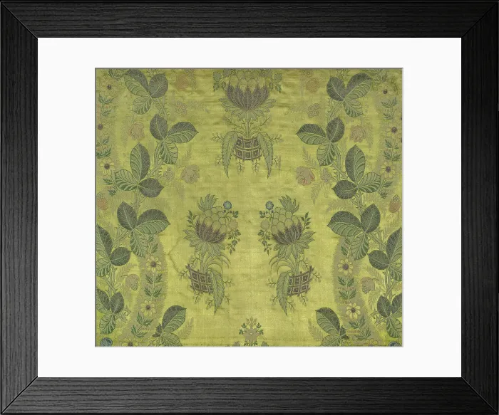 Framed Print : Fragment, England, c. 1720 / 24. Creator: Unknown Framed Print : Fragment, England, c. 1720 / 24. Creator: Unknown