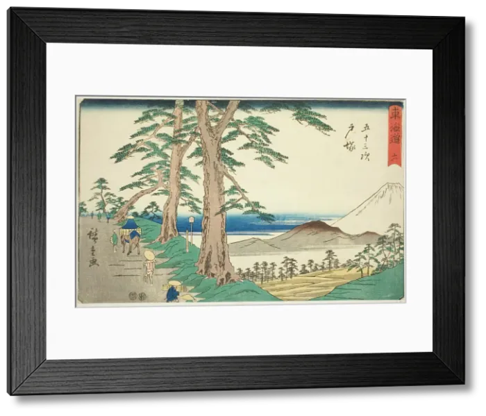 Framed Print : Totsuka—No. 6, from the series Fifty-three Stations of the Tokaido (Tokaido gojusan...c. 1847 / 52. Creator: Ando Hiroshige. Totsuka—No. 6, from the series Fifty-three Stations of the Tokaido (Tokaido gojusan...c. 1847 / 52) Framed Print : Totsuka—No. 6, from the series Fifty-three Stations of the Tokaido (Tokaido gojusan...c. 1847 / 52. Creator: Ando Hiroshige. Totsuka—No. 6, from the series Fifty-three Stations of the Tokaido (Tokaido gojusan...c. 1847 / 52)
