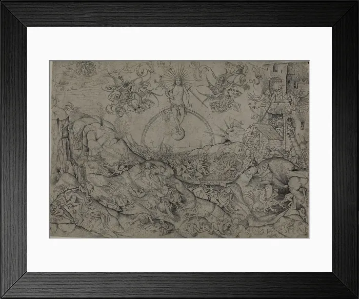 Framed Print : The Last Judgment, 1478 / 1506. Creator: Alart du Hameel Framed Print : The Last Judgment, 1478 / 1506. Creator: Alart du Hameel