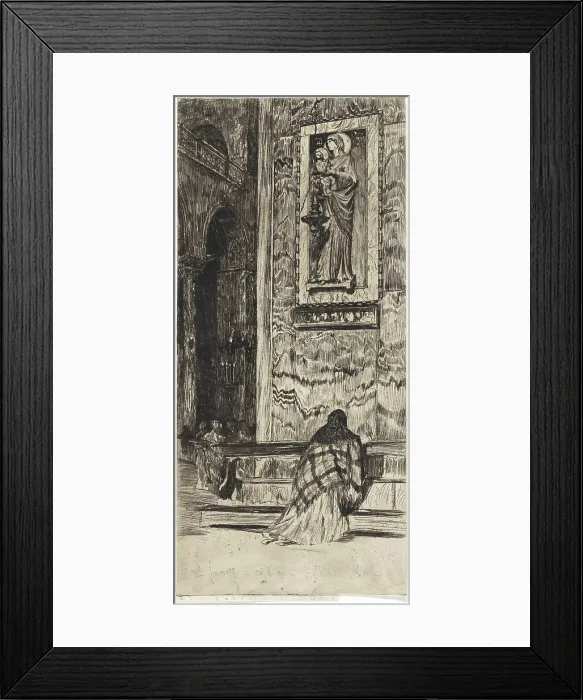 Framed Print : San Marco, 1880 / 1882. Creator: Otto Henry Bacher Framed Print : San Marco, 1880 / 1882. Creator: Otto Henry Bacher