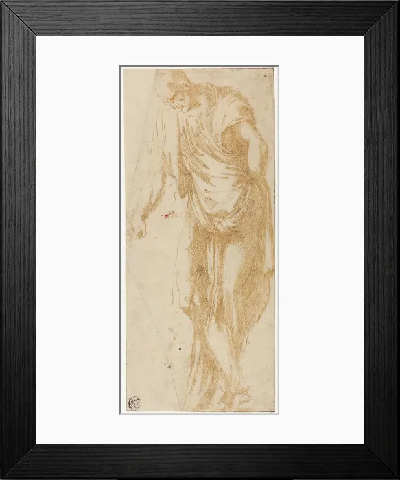 Framed Print : Study of Levi, 1526 / 32. Creator: Alonso Berruguete Framed Print : Study of Levi, 1526 / 32. Creator: Alonso Berruguete