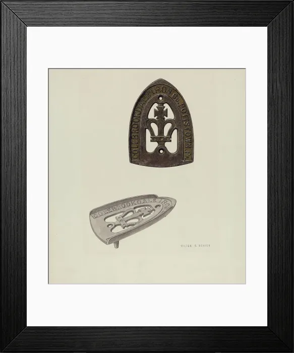 Framed Print : Trivet, 1939. Creator: Milton Bevier Framed Print : Trivet, 1939. Creator: Milton Bevier