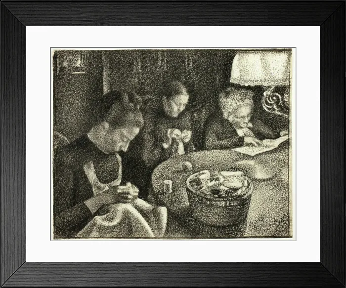 Framed Print : Bourgeois Interior, 1890 / 91. Creator: Georges Lemmen Framed Print : Bourgeois Interior, 1890 / 91. Creator: Georges Lemmen