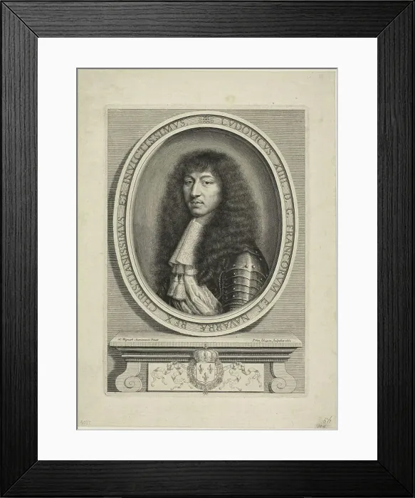 Framed Print : Louis XIV, 1662. Creator: Pierre Louis van Schuppen Framed Print : Louis XIV, 1662. Creator: Pierre Louis van Schuppen