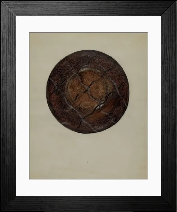 Framed Print : Pa. German Bowl, 1935 / 1942. Creator: Ruth Bialostosky Framed Print : Pa. German Bowl, 1935 / 1942. Creator: Ruth Bialostosky