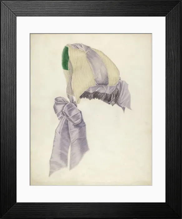 Framed Print : Bonnet, c. 1939. Creator: Ruth Bialostosky Framed Print : Bonnet, c. 1939. Creator: Ruth Bialostosky