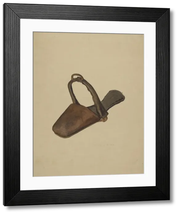 Framed Print : Stirrup Shoe, c. 1942. Creator: Irving L. Biehn Framed Print : Stirrup Shoe, c. 1942. Creator: Irving L. Biehn