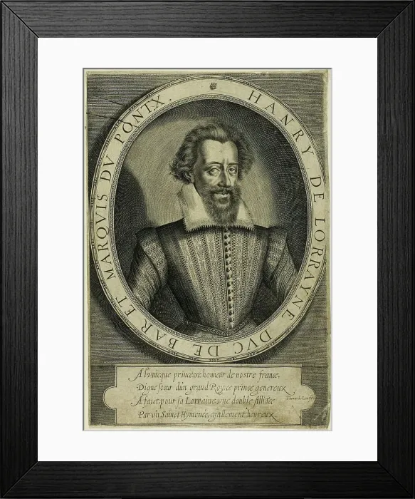 Framed Print : Henri II, Duc de Lorraine, 1599 / 1604. Creator: Thomas de Leu Framed Print : Henri II, Duc de Lorraine, 1599 / 1604. Creator: Thomas de Leu