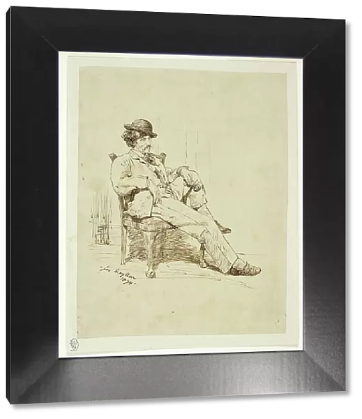Whistler Resting, 1874. Creator: James Hayllar