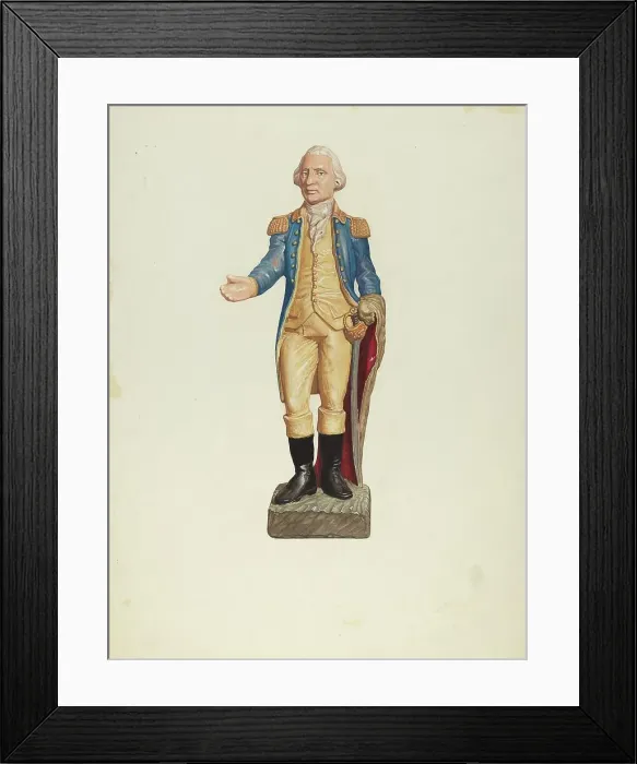 Framed Print : George Washington, c. 1939. Creator: Laura Bilodeau Framed Print : George Washington, c. 1939. Creator: Laura Bilodeau