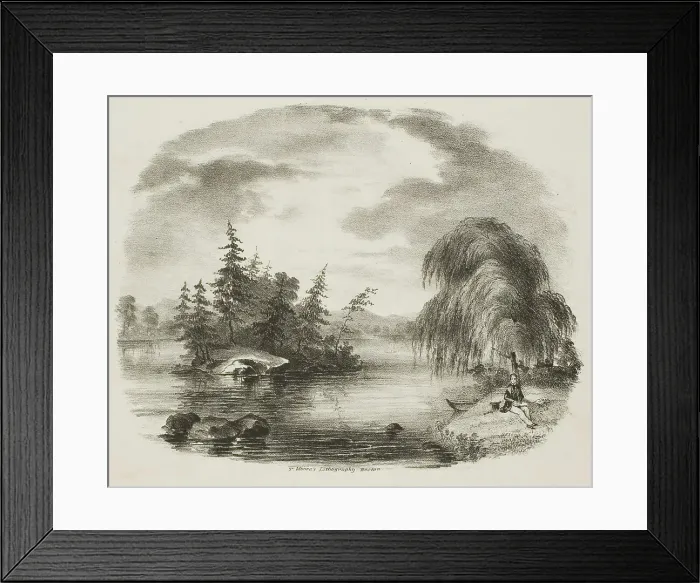 Framed Print : The Tear of Gratitude, 1848. Creator: Thomas Moore Framed Print : The Tear of Gratitude, 1848. Creator: Thomas Moore