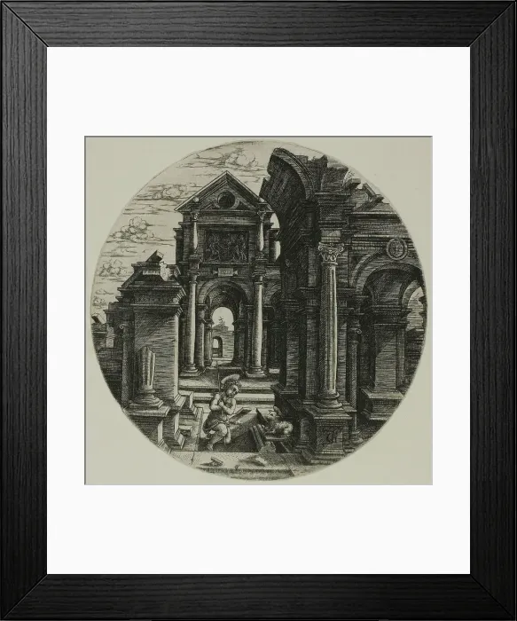 Framed Print : The Infant John the Baptist, 1520 / 30. Creator: Jean de Gourmont Framed Print : The Infant John the Baptist, 1520 / 30. Creator: Jean de Gourmont