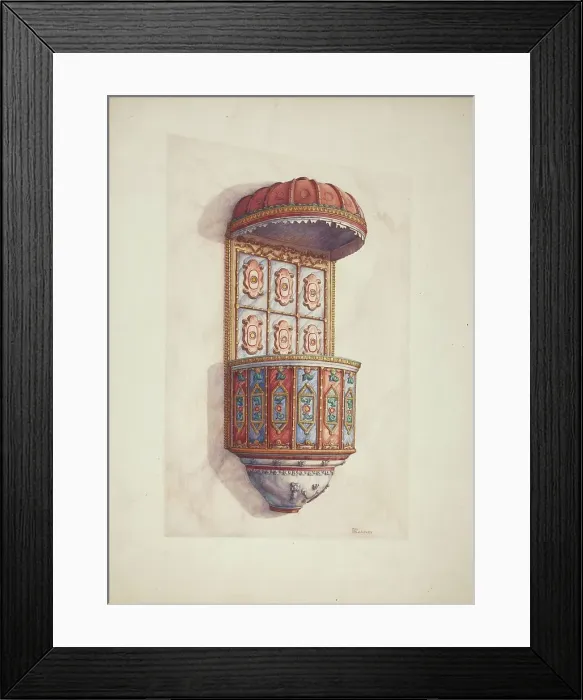 Framed Print : Pulpit, 1940. Creator: Hal Blakeley Framed Print : Pulpit, 1940. Creator: Hal Blakeley