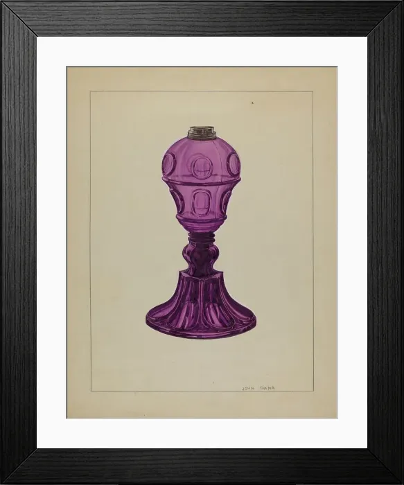 Framed Print : Lamp, c. 1937. Creator: John Dana Framed Print : Lamp, c. 1937. Creator: John Dana
