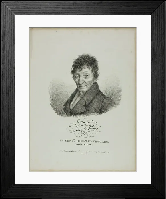 Framed Print : Le Chevalier Dupetit-Thouars, 1822. Creator: Julien Leopold Boilly Framed Print : Le Chevalier Dupetit-Thouars, 1822. Creator: Julien Leopold Boilly