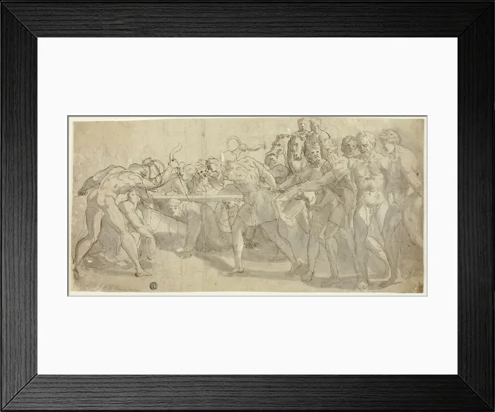 Framed Print : Calvary, n.d. Creator: Rombout van Troyen Framed Print : Calvary, n.d. Creator: Rombout van Troyen