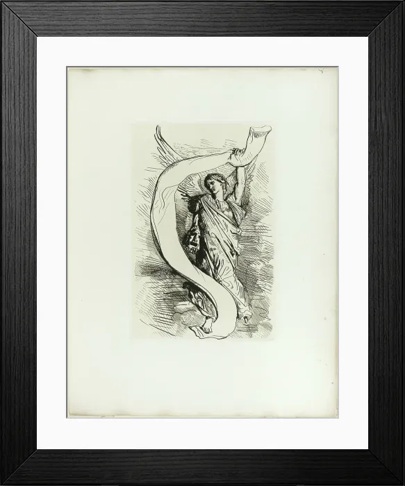 Framed Print : Frontispiece, from Othello, 1844. Creator: Theodore Chasseriau Framed Print : Frontispiece, from Othello, 1844. Creator: Theodore Chasseriau