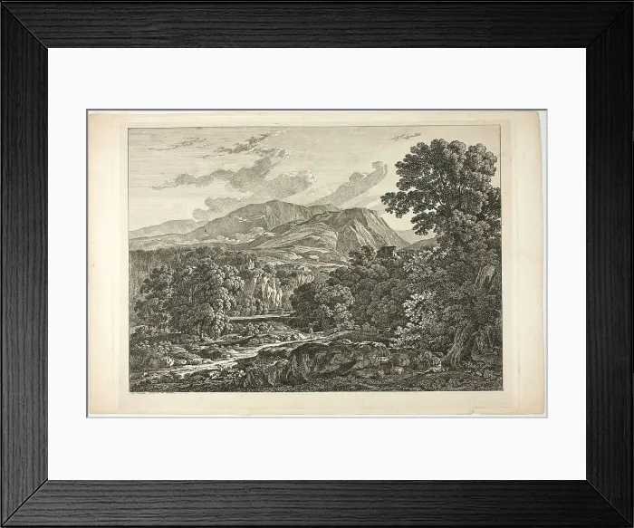 Framed Print : Roman Landscape, n.d. Creator: Hendrik Voogd Framed Print : Roman Landscape, n.d. Creator: Hendrik Voogd