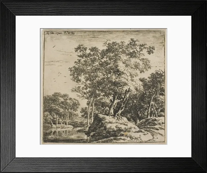 Framed Print : Landscape, from Set of Landscapes, n.d. Creator: Herman Naijwincx Framed Print : Landscape, from Set of Landscapes, n.d. Creator: Herman Naijwincx