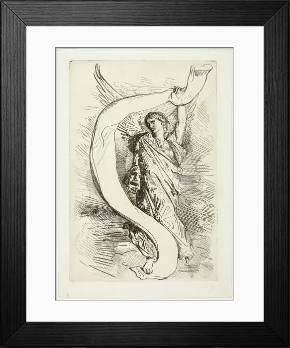 Framed Print : Frontispiece, from Othello, 1844. Creator: Theodore Chasseriau Framed Print : Frontispiece, from Othello, 1844. Creator: Theodore Chasseriau
