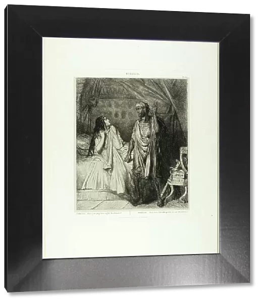 Have you pray'd tonight, Desdemona?, plate twelve fom Othello, 1844. Creator: Theodore Chasseriau