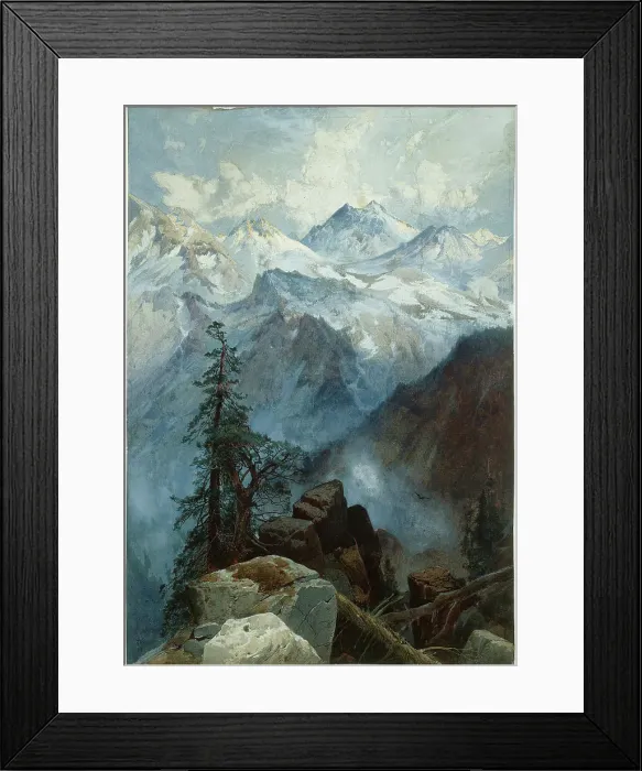 Framed Print : Summit of the Sierras, 1872 / 75. Creator: Thomas Moran Framed Print : Summit of the Sierras, 1872 / 75. Creator: Thomas Moran