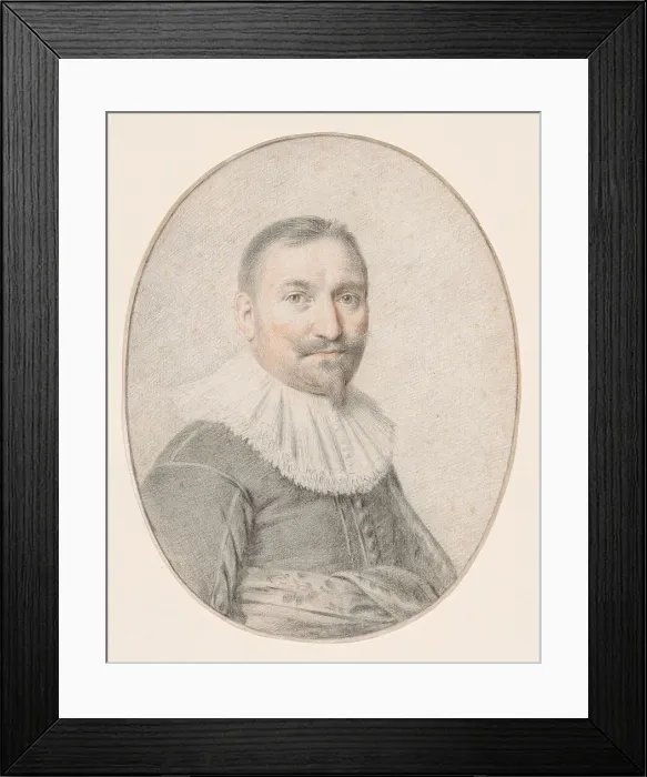 Framed Print : A Portrait of a Man, 1650. Creator: Jan de Bray Framed Print : A Portrait of a Man, 1650. Creator: Jan de Bray
