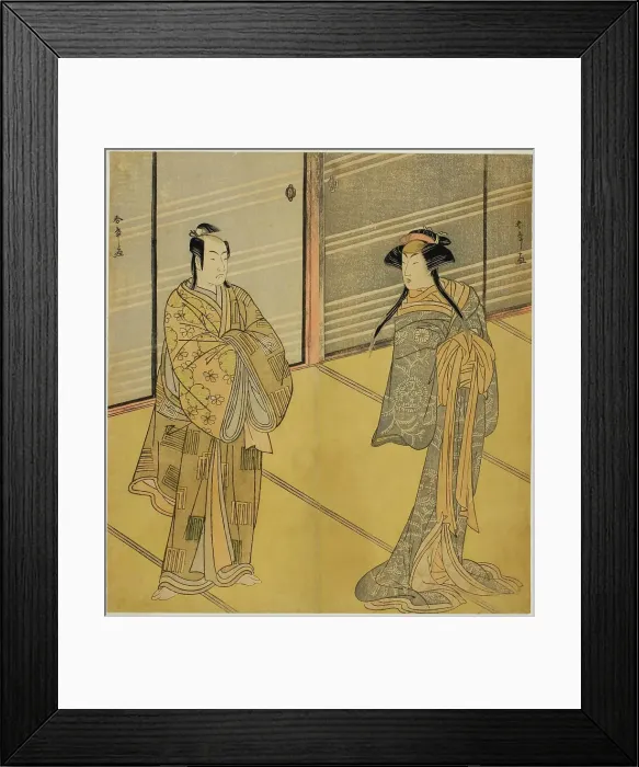 Framed Print : The Actors Segawa Kikunojo III as the Spirit of Joro-gumo (Harlot Spider) Disguised as... c. 1781. Creator: Shunsho Framed Print : The Actors Segawa Kikunojo III as the Spirit of Joro-gumo (Harlot Spider) Disguised as... c. 1781. Creator: Shunsho