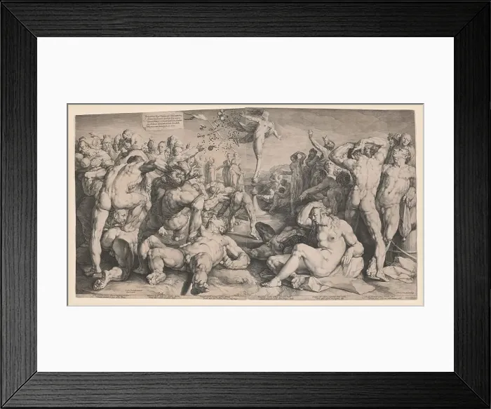 Framed Print : Fortune Distributing Her Gifts, 1590. Creator: Jan Muller Framed Print : Fortune Distributing Her Gifts, 1590. Creator: Jan Muller