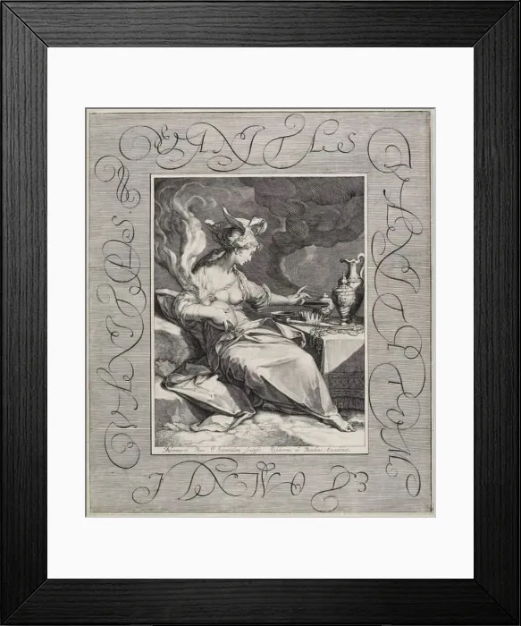 Framed Print : Vanity, Vanity, All is Vanity, c.1600. Creator: Jan Saenredam Framed Print : Vanity, Vanity, All is Vanity, c.1600. Creator: Jan Saenredam