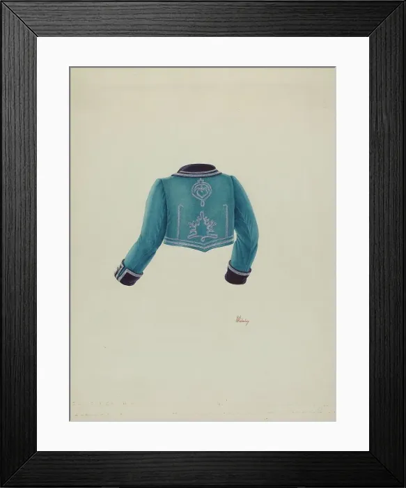 Framed Print : Coat, c. 1940. Creator: Hal Blakeley Framed Print : Coat, c. 1940. Creator: Hal Blakeley