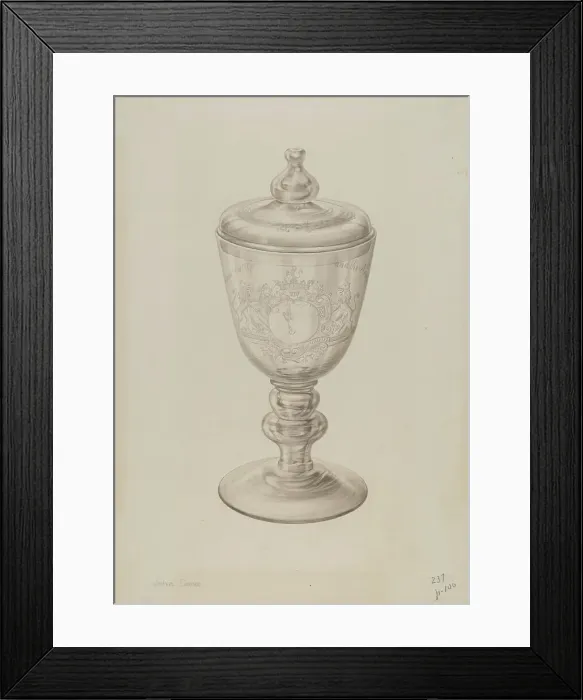 Framed Print : Glass, 1935 / 1942. Creator: John Dana Framed Print : Glass, 1935 / 1942. Creator: John Dana