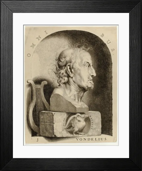 Framed Print : J. Vondelius, 1669 / 81. Creator: Janus Lutma Framed Print : J. Vondelius, 1669 / 81. Creator: Janus Lutma
