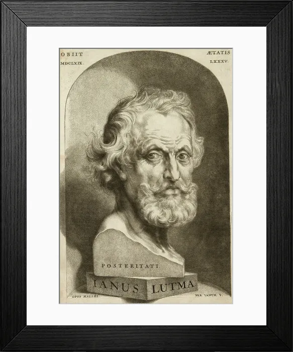 Framed Print : Father Lutma, 1669 / 81. Creator: Janus Lutma Framed Print : Father Lutma, 1669 / 81. Creator: Janus Lutma