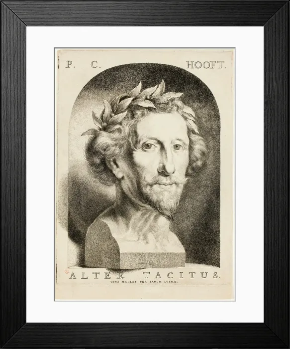 Framed Print : Portrait of Pieter Cornelisz. Hooft, 1669 / 81. Creator: Janus Lutma Framed Print : Portrait of Pieter Cornelisz. Hooft, 1669 / 81. Creator: Janus Lutma